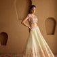 IVORY TISSUE LEHENGA SET
