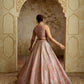 PURPLE SILK LEHENGA SET