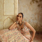 IVORY RESHAM TISSUE LEHENGA SET