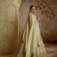 IVORY ZARI TISSUE LEHENGA SET