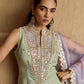 MINT GREEN TISSUE PATCH KURTA SHARARA SET