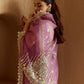 PURPLE TISSUE KURTA GARARA SET