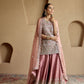 PINK SILK KURTA SHARARA SET