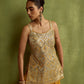 YELLOW SILK ZARI KURTA SHARARA SET