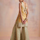 Mustard Sage Green Kurta Set