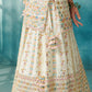 White Lehenga Set