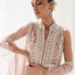 Pink Sharara Kurta Set with Ruffle Dupatta
