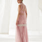 Pink Sharara Kurta Set with Ruffle Dupatta