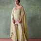 Green Floral Sharara Set