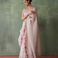 White Pearl Saree Set